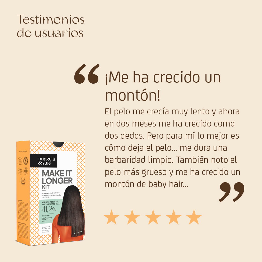 Make It Longer Kit - Tratamiento para conseguir un cabello más largo y grueso - Imagen 9