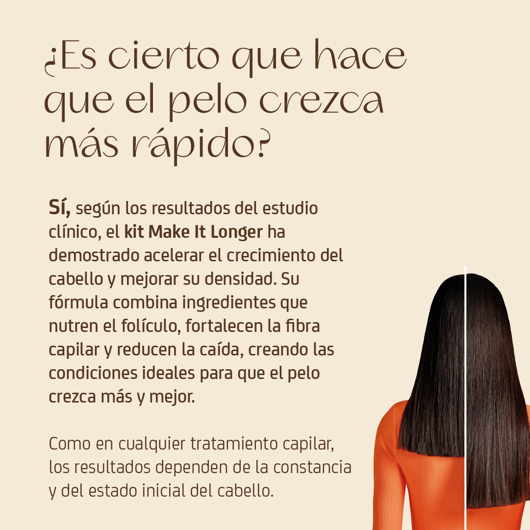 Make It Longer Kit - Tratamiento para conseguir un cabello más largo y grueso - Imagen 11